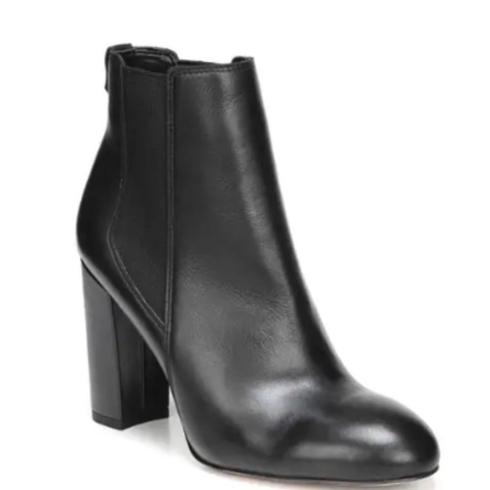 Sam Edelman black leather booties